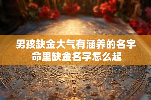 男孩缺金大气有涵养的名字 命里缺金名字怎么起
