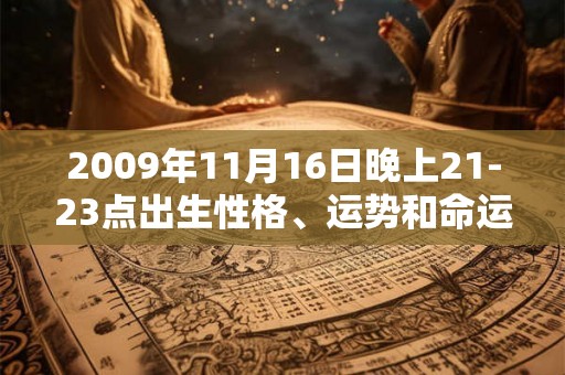 2009年11月16日晚上21-23点出生性格、运势和命运