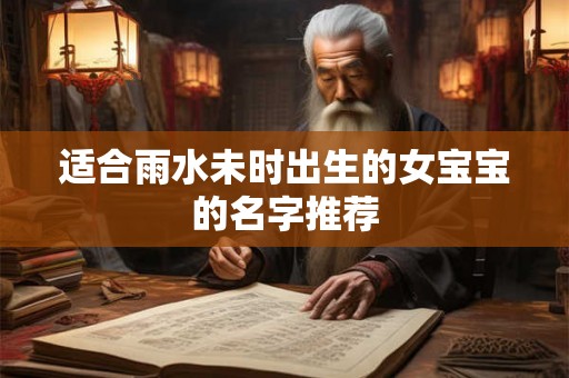 适合雨水未时出生的女宝宝的名字推荐 适合雨水未时出生的女宝宝的名字推荐
