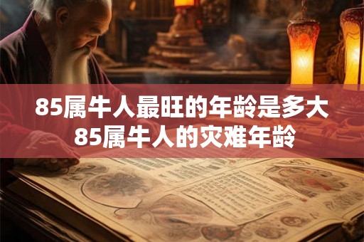 85属牛人最旺的年龄是多大 85属牛人的灾难年龄