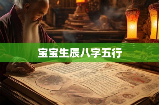宝宝生辰八字五行