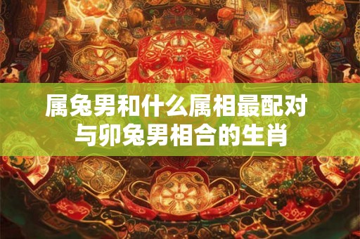 属兔男和什么属相最配对 与卯兔男相合的生肖 属兔男和什么属相最配对 与卯兔男相合的生肖