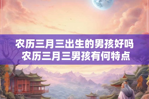 农历三月三出生的男孩好吗 农历三月三男孩有何特点