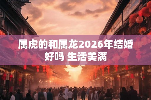 属虎的和属龙2026年结婚好吗 生活美满 属虎的和属龙2026年结婚好吗 生活美满