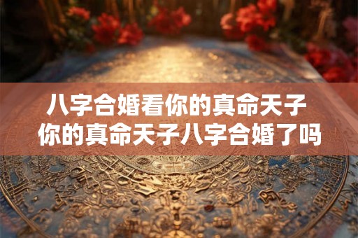 八字合婚看你的真命天子 你的真命天子八字合婚了吗