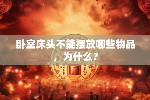 卧室床头不能摆放哪些物品，为什么？