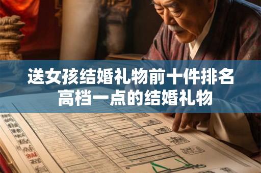 送女孩结婚礼物前十件排名  高档一点的结婚礼物