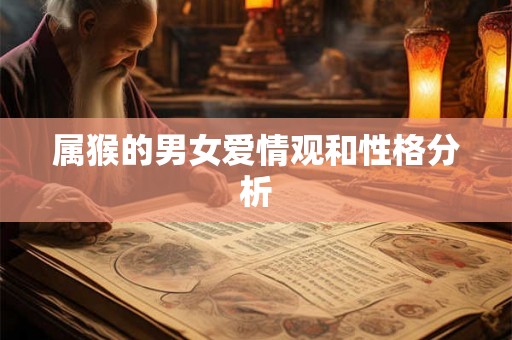 属猴的男女爱情观和性格分析 属猴的男女爱情观和性格分析