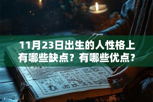 11月23日出生的人性格上有哪些缺点？有哪些优点？