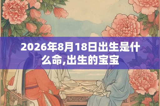 2026年8月18日出生是什么命,出生的宝宝