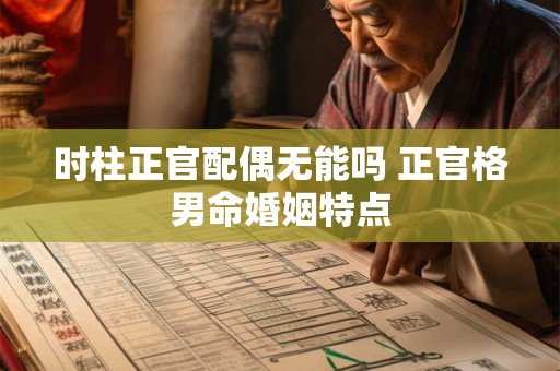 时柱正官配偶无能吗 正官格男命婚姻特点