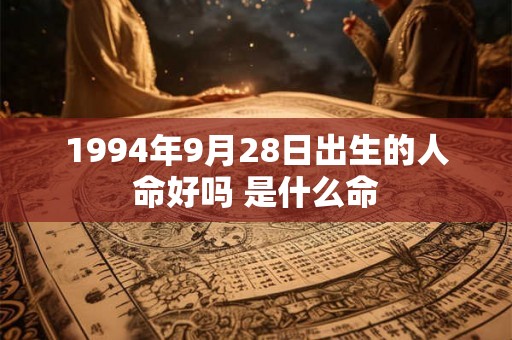 1994年9月28日出生的人命好吗 是什么命 1994年9月28日出生的人命好吗 是什么命