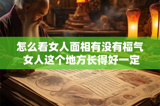 怎么看女人面相有没有福气 女人这个地方长得好一定有福 怎么看女人面相有没有福气 女人这个地方长得好一定有福