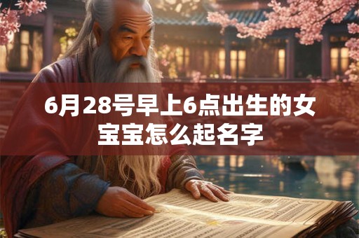 6月28号早上6点出生的女宝宝怎么起名字 6月28号早上6点出生的女宝宝怎么起名字