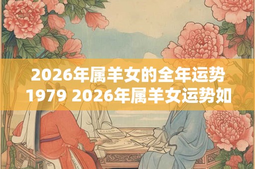 2026年属羊女的全年运势1979 2026年属羊女运势如何 2026年属羊女的全年运势1979 2026年属羊女运势如何