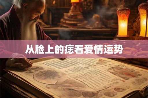 从脸上的痣看爱情运势