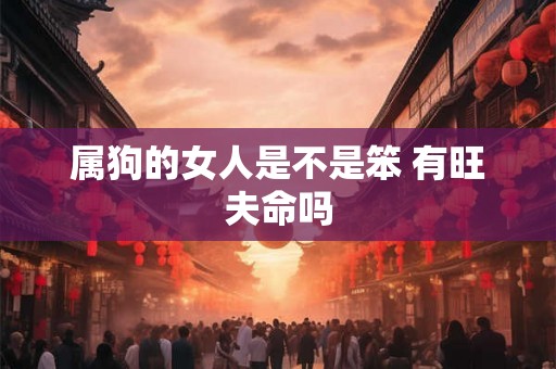 属狗的女人是不是笨 有旺夫命吗