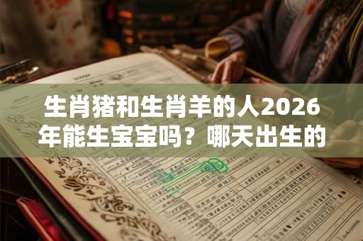 生肖猪和生肖羊的人2026年能生宝宝吗？哪天出生的宝宝好？