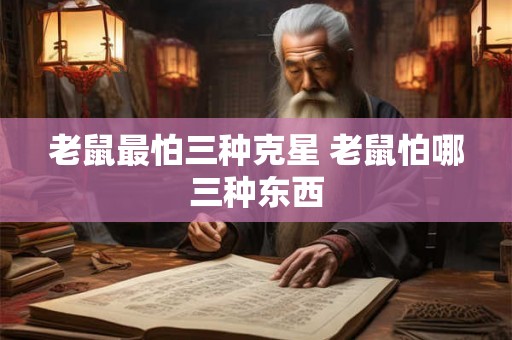 老鼠最怕三种克星 老鼠怕哪三种东西