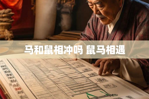 马和鼠相冲吗 鼠马相遇