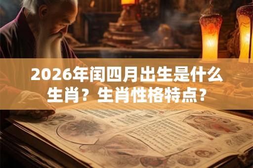 2026年闰四月出生是什么生肖？生肖性格特点？