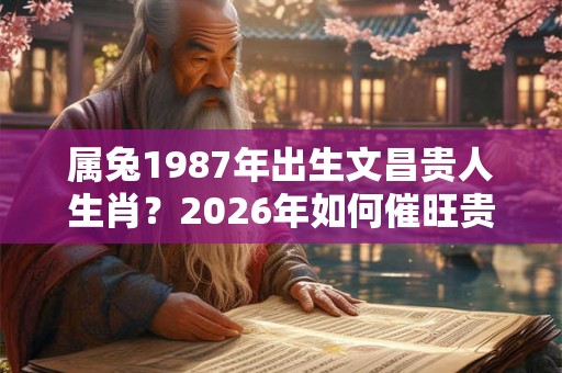属兔1987年出生文昌贵人生肖？2026年如何催旺贵人运？