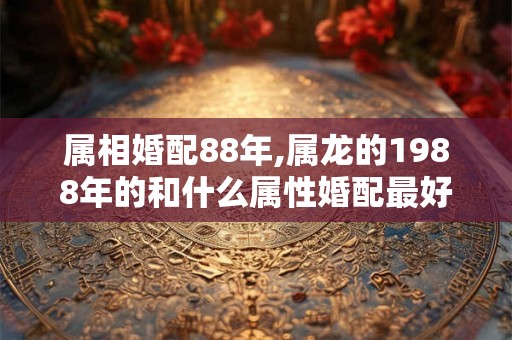 属相婚配88年,属龙的1988年的和什么属性婚配最好
