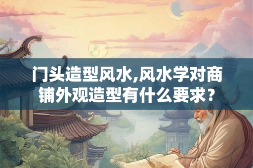 门头造型风水,风水学对商铺外观造型有什么要求？