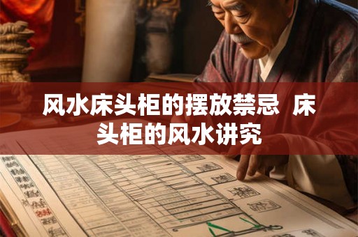 风水床头柜的摆放禁忌  床头柜的风水讲究