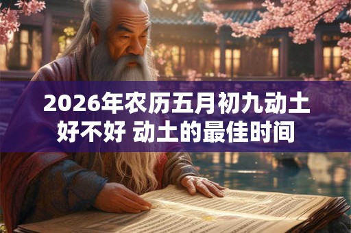 2026年农历五月初九动土好不好 动土的最佳时间