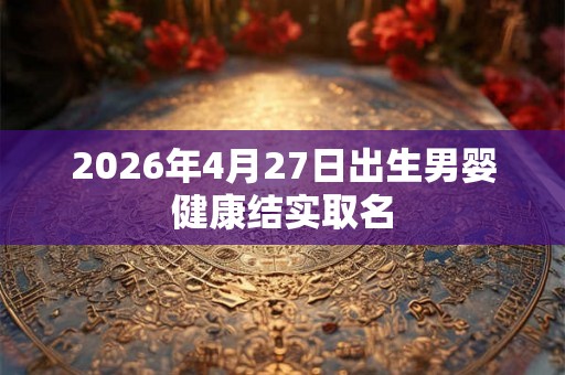 2026年4月27日出生男婴健康结实取名 2026年4月27日出生男婴健康结实取名