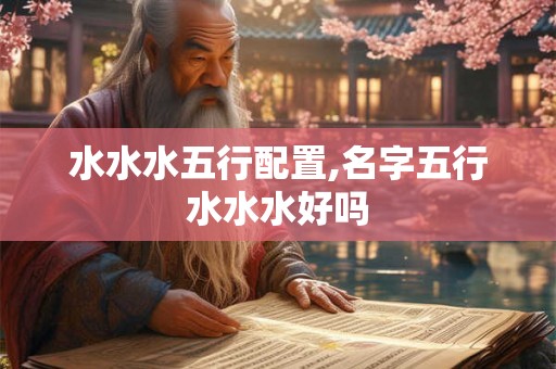 水水水五行配置,名字五行水水水好吗 水水水五行配置,名字五行水水水好吗