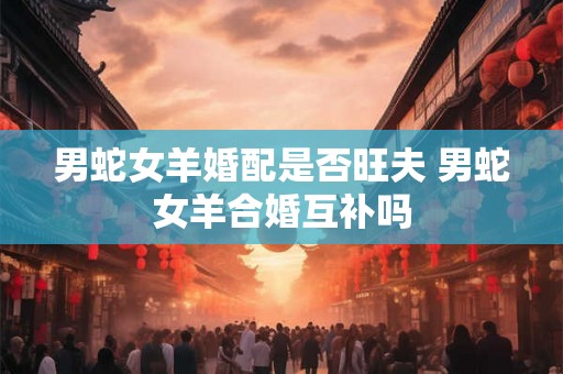 男蛇女羊婚配是否旺夫 男蛇女羊合婚互补吗