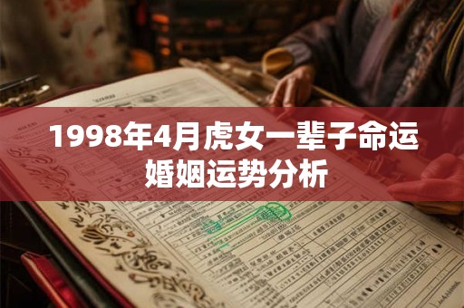 1998年4月虎女一辈子命运 婚姻运势分析