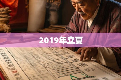 2019年立夏