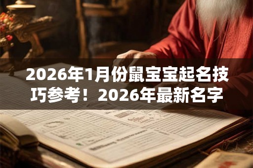 2026年1月份鼠宝宝起名技巧参考！2026年最新名字推荐