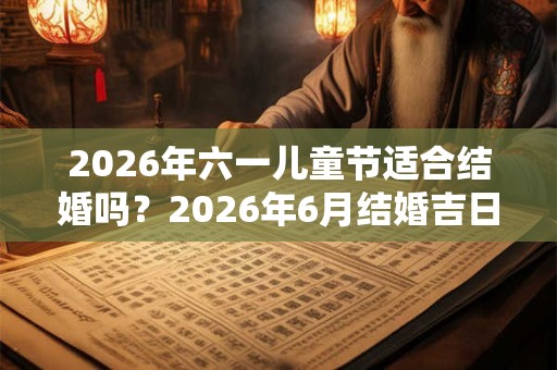 2026年六一儿童节适合结婚吗?2026年6月结婚吉日 2026年六一儿童节适合结婚吗?2026年6月结婚吉日