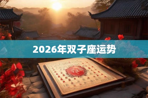2026年双子座运势