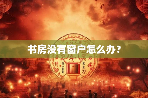 书房没有窗户怎么办？