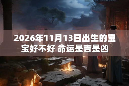 2026年11月13日出生的宝宝好不好 命运是吉是凶