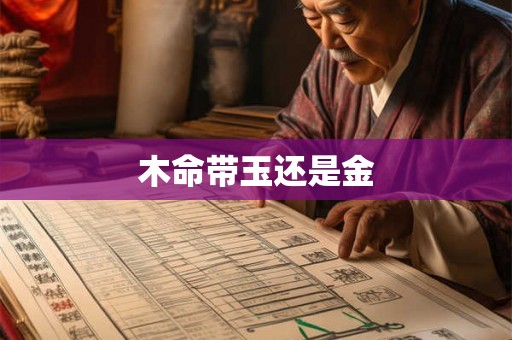 木命带玉还是金