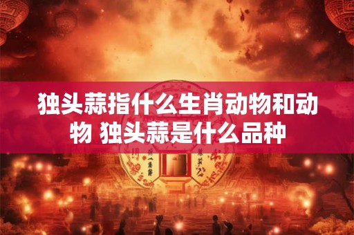 独头蒜指什么生肖动物和动物 独头蒜是什么品种