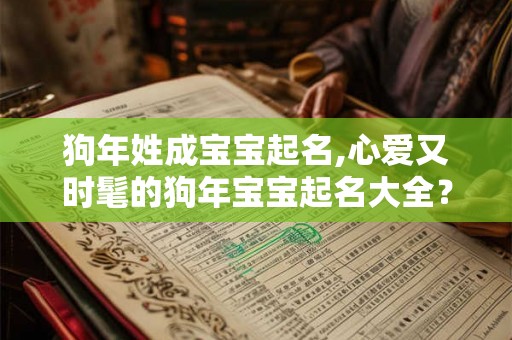 狗年姓成宝宝起名,心爱又时髦的狗年宝宝起名大全？