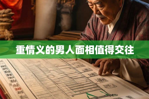 重情义的男人面相值得交往