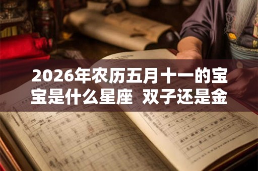 2026年农历五月十一的宝宝是什么星座  双子还是金牛
