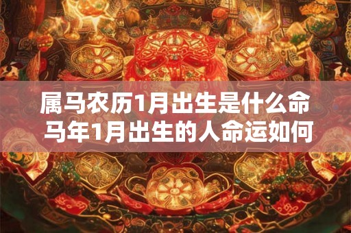 属马农历1月出生是什么命 马年1月出生的人命运如何