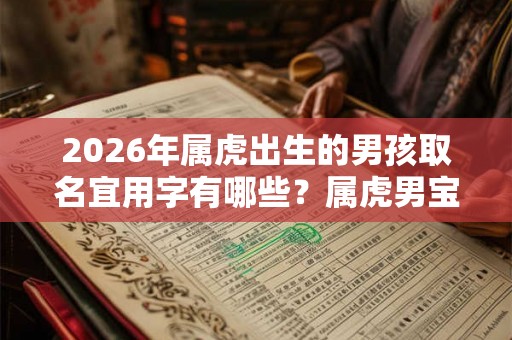 2026年属虎出生的男孩取名宜用字有哪些?属虎男宝宝取名宜用部首 2026年属虎出生的男孩取名宜用字有哪些?属虎男宝宝取名宜用部首
