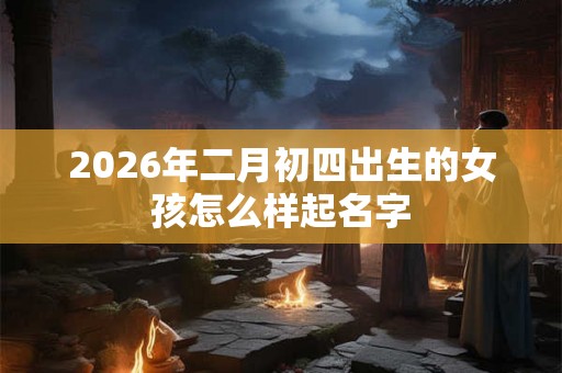 2026年二月初四出生的女孩怎么样起名字