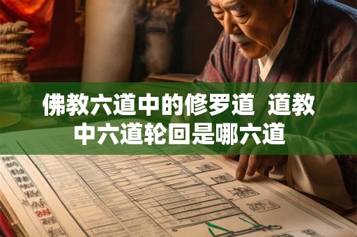 佛教六道中的修罗道  道教中六道轮回是哪六道