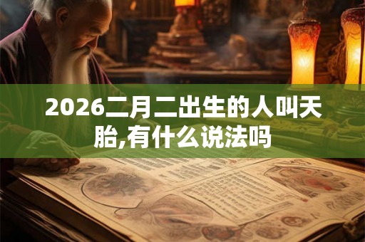 2026二月二出生的人叫天胎,有什么说法吗 2026二月二出生的人叫天胎,有什么说法吗